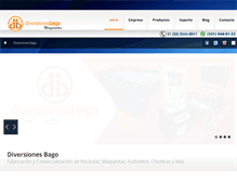 Tablet Screenshot of diversionesbago.com